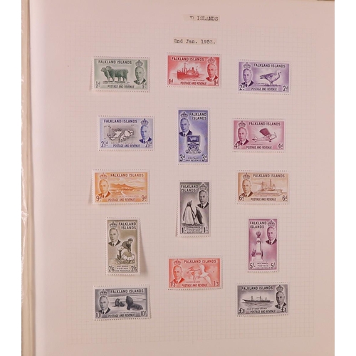 85 - GREAT BRITAIN & BRITISH EMPIRE 1937-1952 KGVI MINT COLLECTION in four albums, all different, include... 