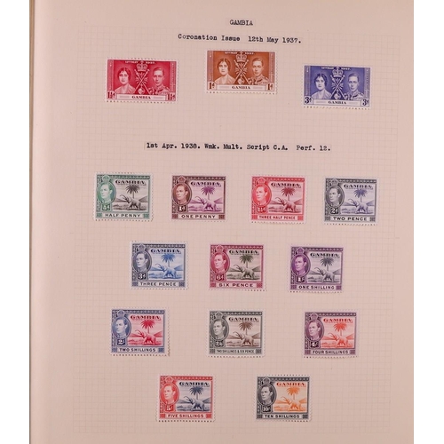 85 - GREAT BRITAIN & BRITISH EMPIRE 1937-1952 KGVI MINT COLLECTION in four albums, all different, include... 