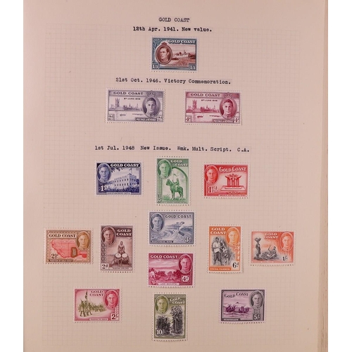 85 - GREAT BRITAIN & BRITISH EMPIRE 1937-1952 KGVI MINT COLLECTION in four albums, all different, include... 