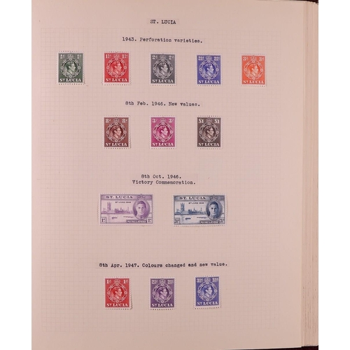 85 - GREAT BRITAIN & BRITISH EMPIRE 1937-1952 KGVI MINT COLLECTION in four albums, all different, include... 