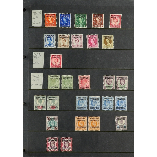 86 - COMMONWEALTH OVERPRINTS ON GREAT BRITAIN 1885-1960 some used but mostly mint (some never hinged) sta... 