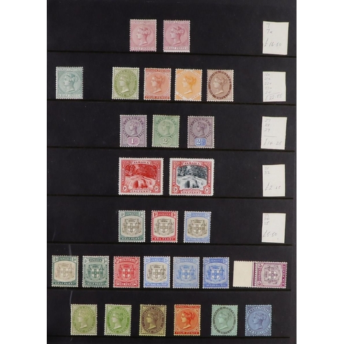 87 - COMMONWEALTH COLLECTION 1860's-1970's mint (some never hinged) & used stamps on stock pages in two a... 