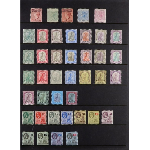 87 - COMMONWEALTH COLLECTION 1860's-1970's mint (some never hinged) & used stamps on stock pages in two a... 