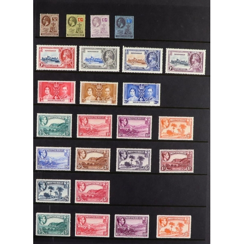 87 - COMMONWEALTH COLLECTION 1860's-1970's mint (some never hinged) & used stamps on stock pages in two a... 