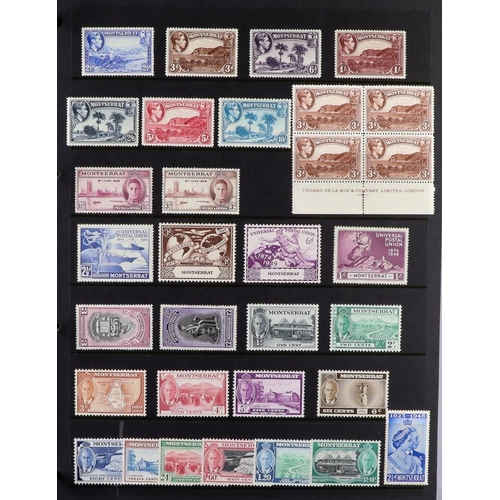 87 - COMMONWEALTH COLLECTION 1860's-1970's mint (some never hinged) & used stamps on stock pages in two a... 