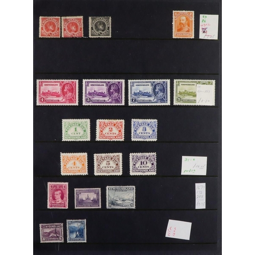 87 - COMMONWEALTH COLLECTION 1860's-1970's mint (some never hinged) & used stamps on stock pages in two a... 