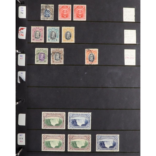 87 - COMMONWEALTH COLLECTION 1860's-1970's mint (some never hinged) & used stamps on stock pages in two a... 