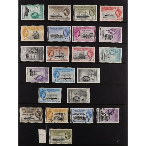 87 - COMMONWEALTH COLLECTION 1860's-1970's mint (some never hinged) & used stamps on stock pages in two a... 