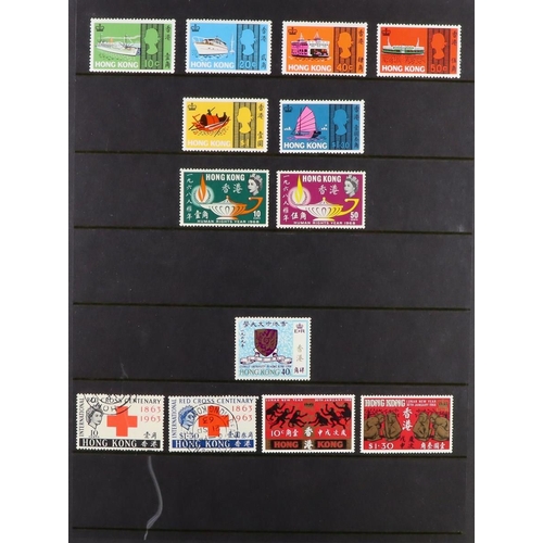 87 - COMMONWEALTH COLLECTION 1860's-1970's mint (some never hinged) & used stamps on stock pages in two a... 