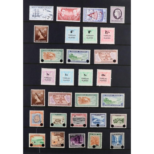 87 - COMMONWEALTH COLLECTION 1860's-1970's mint (some never hinged) & used stamps on stock pages in two a... 