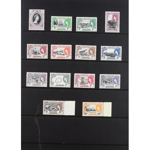 87 - COMMONWEALTH COLLECTION 1860's-1970's mint (some never hinged) & used stamps on stock pages in two a... 