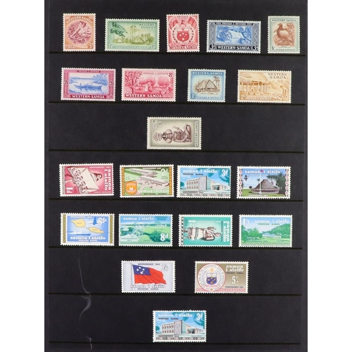 87 - COMMONWEALTH COLLECTION 1860's-1970's mint (some never hinged) & used stamps on stock pages in two a... 