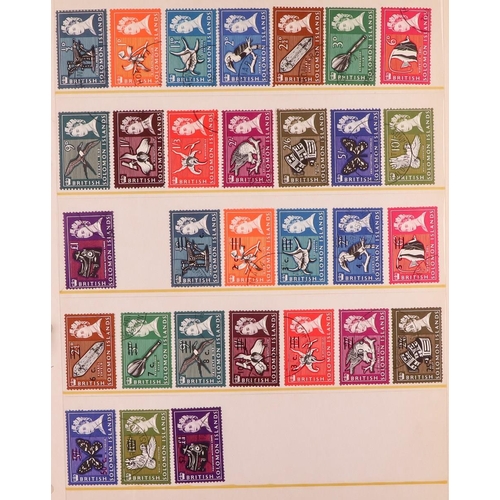 87 - COMMONWEALTH COLLECTION 1860's-1970's mint (some never hinged) & used stamps on stock pages in two a... 