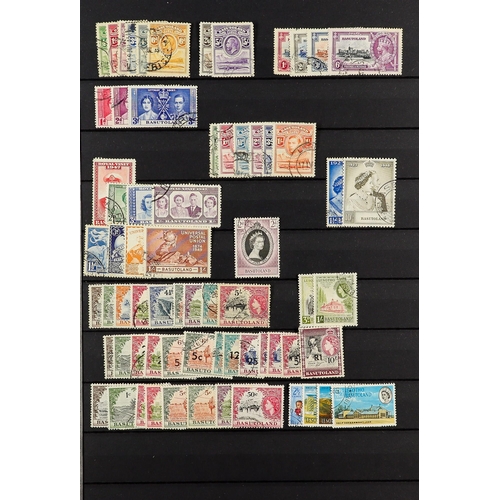 91 - COMMONWEALTH USED COLLECTION in 3 stock books, interestinmg ranges includes sets and higher values, ... 