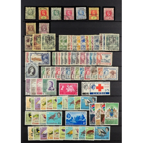 91 - COMMONWEALTH USED COLLECTION in 3 stock books, interestinmg ranges includes sets and higher values, ... 