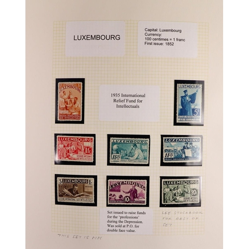 94 - UNIQUE REPRESENTATIVE COLLECTION of world stamps & sets selected by the collector for their appealin... 