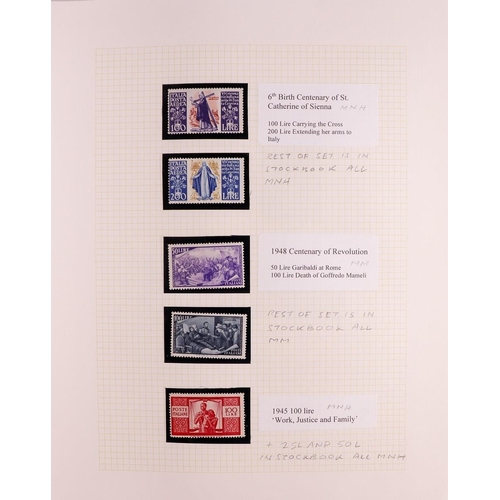 94 - UNIQUE REPRESENTATIVE COLLECTION of world stamps & sets selected by the collector for their appealin... 