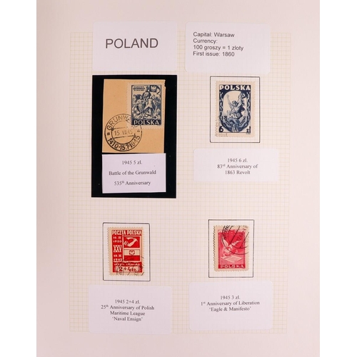 94 - UNIQUE REPRESENTATIVE COLLECTION of world stamps & sets selected by the collector for their appealin... 