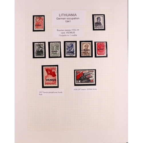 94 - UNIQUE REPRESENTATIVE COLLECTION of world stamps & sets selected by the collector for their appealin... 