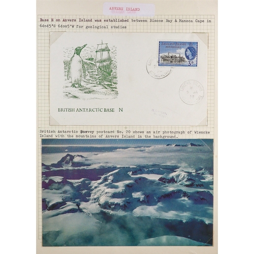 95 - UNIQUE WORLD COLLECTION WITH STRENGTH IN COVERS & POLAR AREAS All periods mint & used stamps, postca... 