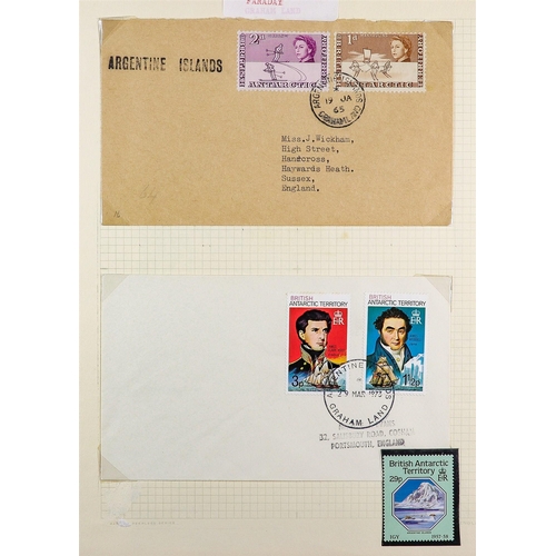 95 - UNIQUE WORLD COLLECTION WITH STRENGTH IN COVERS & POLAR AREAS All periods mint & used stamps, postca... 