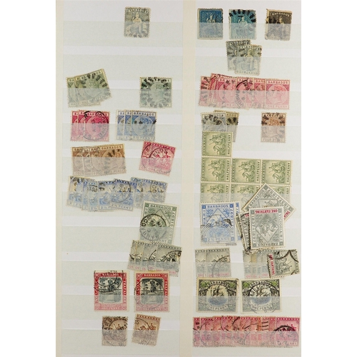 96 - WORLD ACCUMULATION IN 90+ STOCKBOOKS 1840-2000's mint (some never hinged) and used stamps partly sor... 