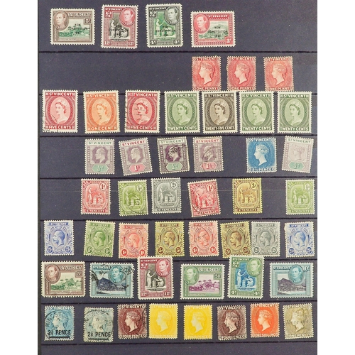 96 - WORLD ACCUMULATION IN 90+ STOCKBOOKS 1840-2000's mint (some never hinged) and used stamps partly sor... 