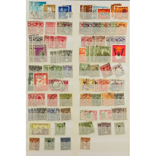 96 - WORLD ACCUMULATION IN 90+ STOCKBOOKS 1840-2000's mint (some never hinged) and used stamps partly sor... 