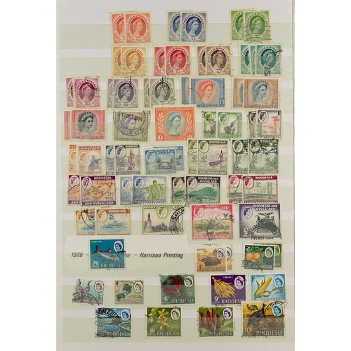 96 - WORLD ACCUMULATION IN 90+ STOCKBOOKS 1840-2000's mint (some never hinged) and used stamps partly sor... 