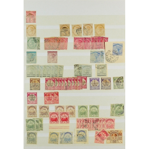 96 - WORLD ACCUMULATION IN 90+ STOCKBOOKS 1840-2000's mint (some never hinged) and used stamps partly sor... 