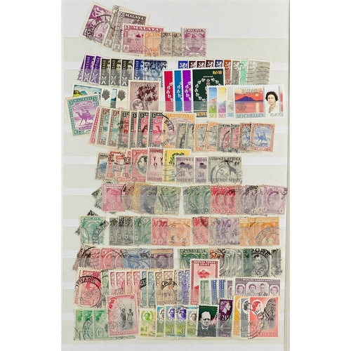 96 - WORLD ACCUMULATION IN 90+ STOCKBOOKS 1840-2000's mint (some never hinged) and used stamps partly sor... 