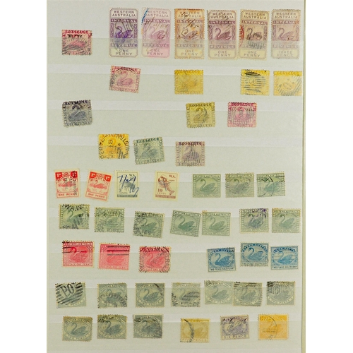 96 - WORLD ACCUMULATION IN 90+ STOCKBOOKS 1840-2000's mint (some never hinged) and used stamps partly sor... 