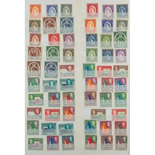 96 - WORLD ACCUMULATION IN 90+ STOCKBOOKS 1840-2000's mint (some never hinged) and used stamps partly sor... 