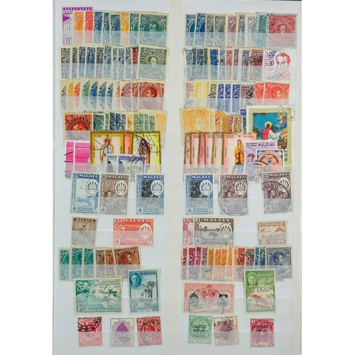 96 - WORLD ACCUMULATION IN 90+ STOCKBOOKS 1840-2000's mint (some never hinged) and used stamps partly sor... 