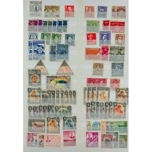 96 - WORLD ACCUMULATION IN 90+ STOCKBOOKS 1840-2000's mint (some never hinged) and used stamps partly sor... 