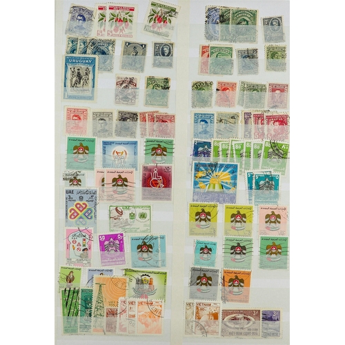 96 - WORLD ACCUMULATION IN 90+ STOCKBOOKS 1840-2000's mint (some never hinged) and used stamps partly sor... 