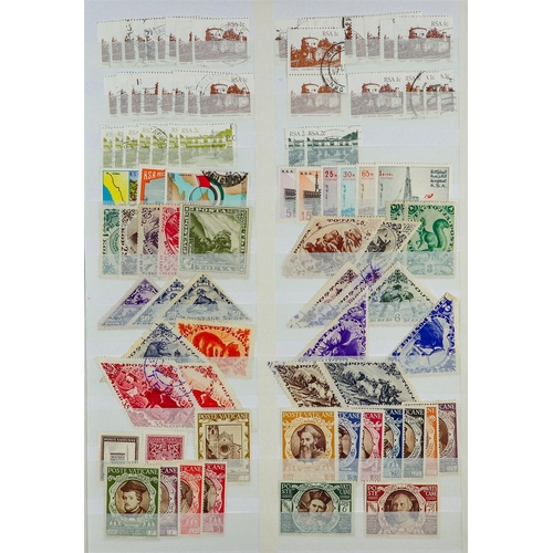 96 - WORLD ACCUMULATION IN 90+ STOCKBOOKS 1840-2000's mint (some never hinged) and used stamps partly sor... 