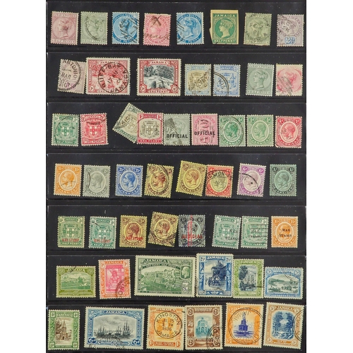 96 - WORLD ACCUMULATION IN 90+ STOCKBOOKS 1840-2000's mint (some never hinged) and used stamps partly sor... 