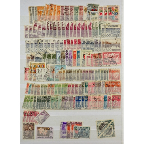 96 - WORLD ACCUMULATION IN 90+ STOCKBOOKS 1840-2000's mint (some never hinged) and used stamps partly sor... 