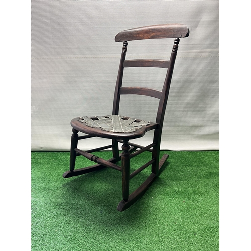 103 - Wooden rocking chair