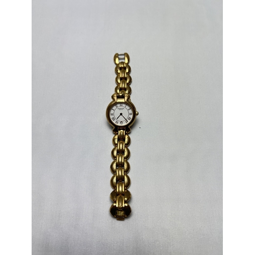 31 - Raymond Weil geneve 18K gold plated watch