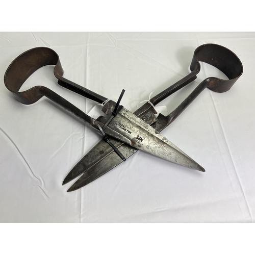 48 - A pair of vintage sheep shears from manufacturers Burgon & Ball and Satell & Co.