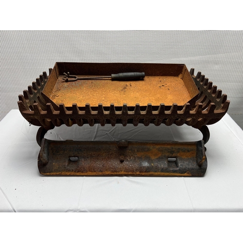 8 - Cast Iron Fire Grate and Basket