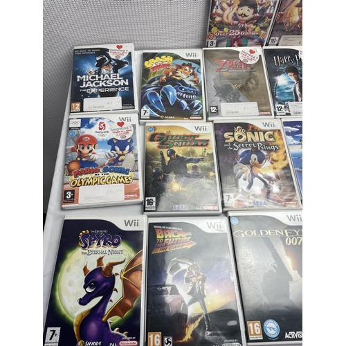 99 - Large collection of Nintendo Wii Games to include Zelda, Back to the future,Mortal Kombat and more.M... 