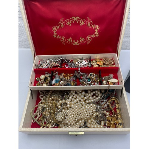 38 - Box of costume jewellery