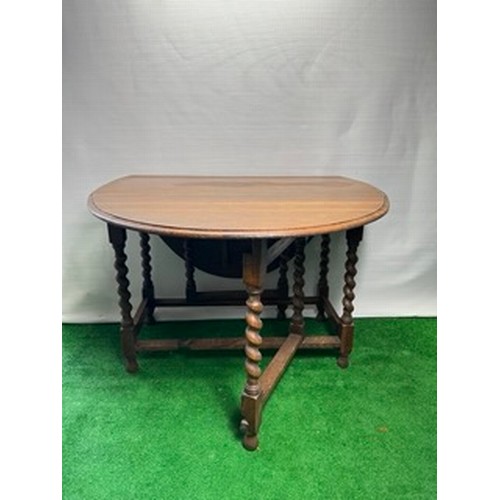 64 - Antique barley twist serving / dining table