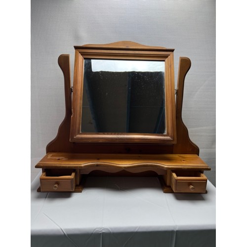 3 - Wooden Dressing Mirror