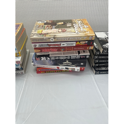 112 - Collection of Manga and Anime books including death note, bleach and much more