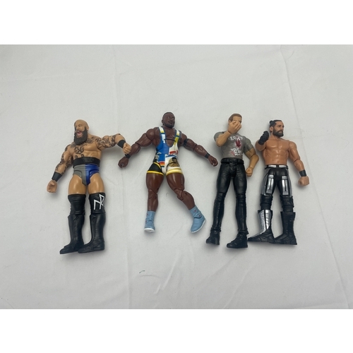 113 - Small collection of wrestling figures