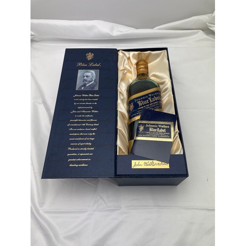 95 - Johnnie walker blue label 75CL WhiskeyBoxed in good condition 